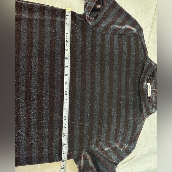 Nine West Mint Green Striped Blouse - Picture 7 of 12